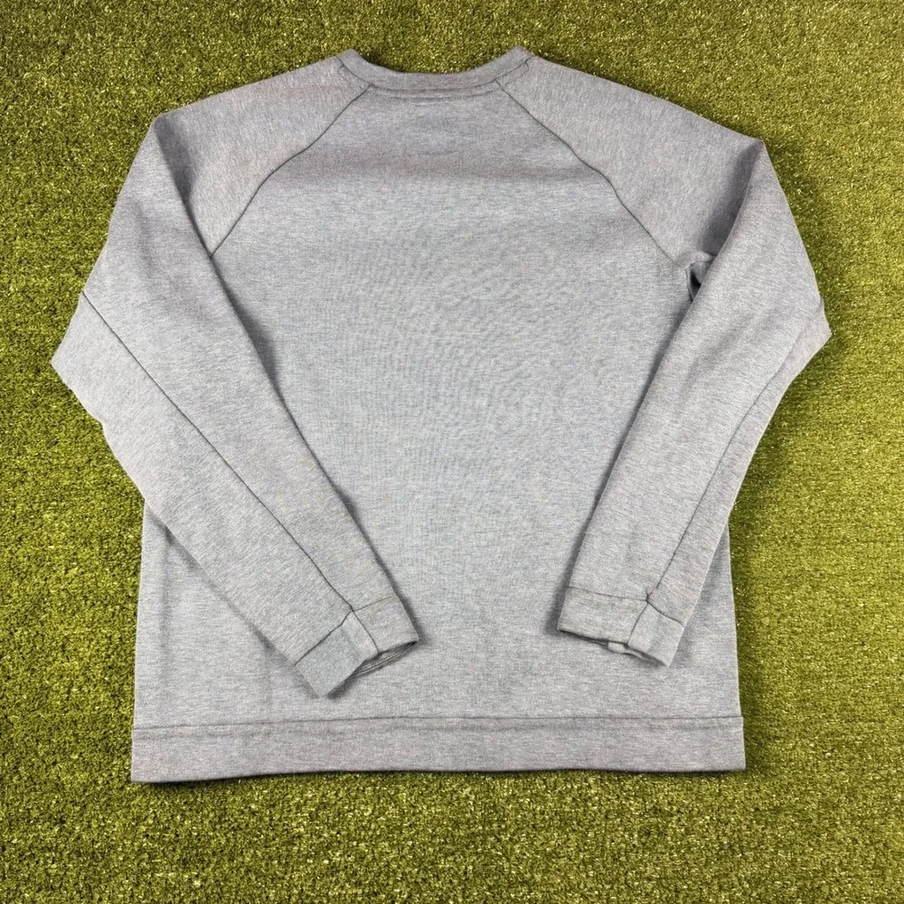 Nike Sportswear Tech Fleece Crewneck Sweatshirt Gray Blue Mens Medium 545163-064